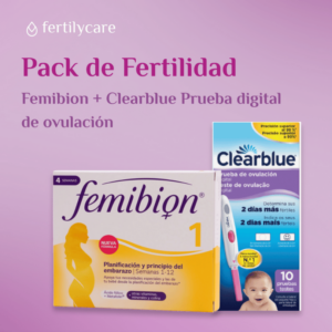 pack de fertilidad femenina ovulación y femibion