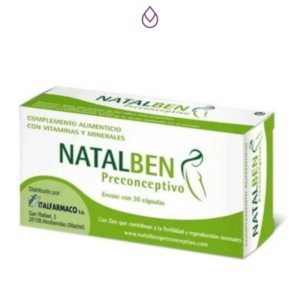 Natalben Preconceptivo 30 cápsulas | Salud Reproductiva de la Mujer